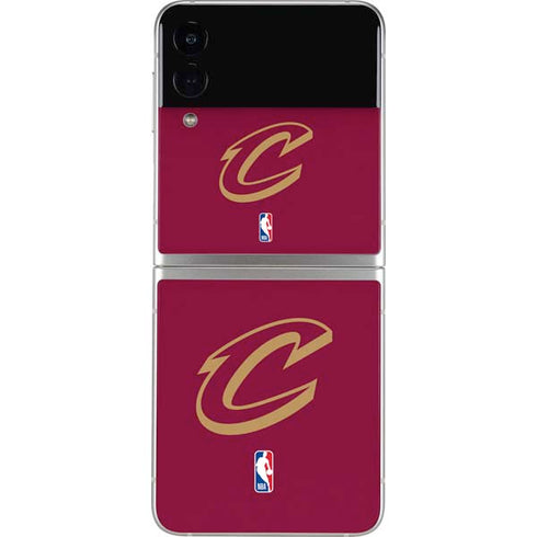 NBA Cleveland Cavaliers Large Logo Galaxy Z Flip4 5G Skin